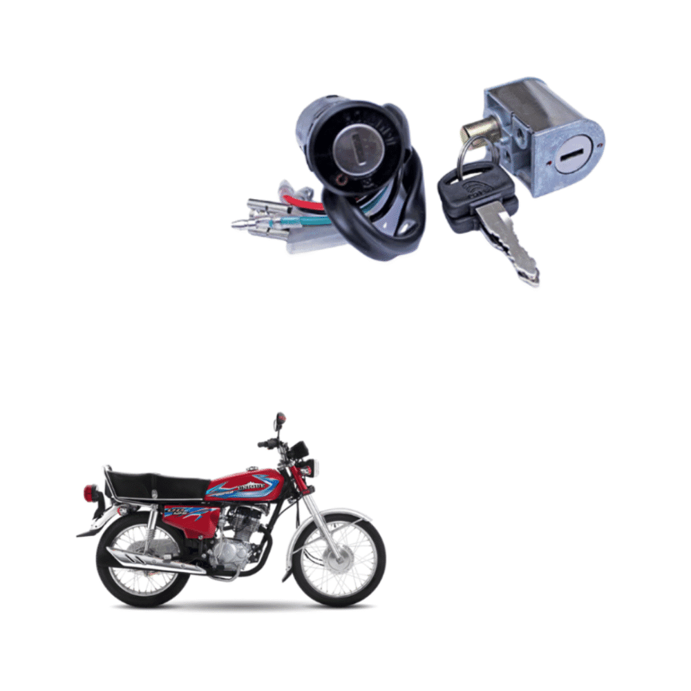 Crown Lifan Switch Kit for 125cc Motorcycles (Ignition + Side Lock)