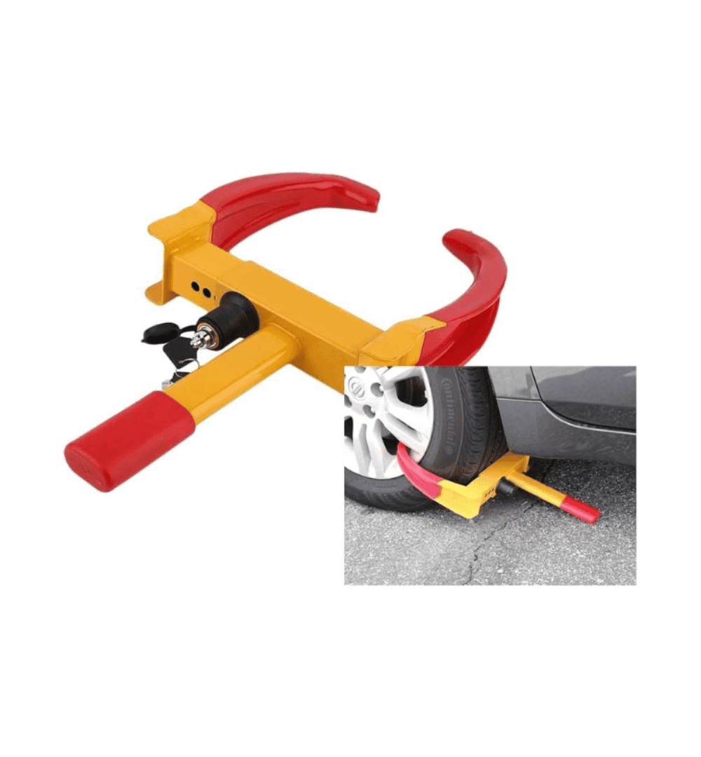Universal Heavy-Duty Anti-Theft Car Wheel Lock Clamp