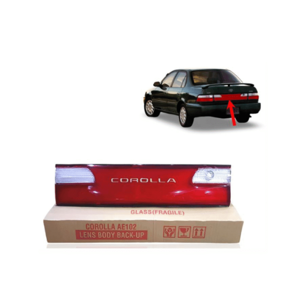 Toyota Indus Corolla Back Garnish (1996–2000) – Rear Trunk Garnish Panel