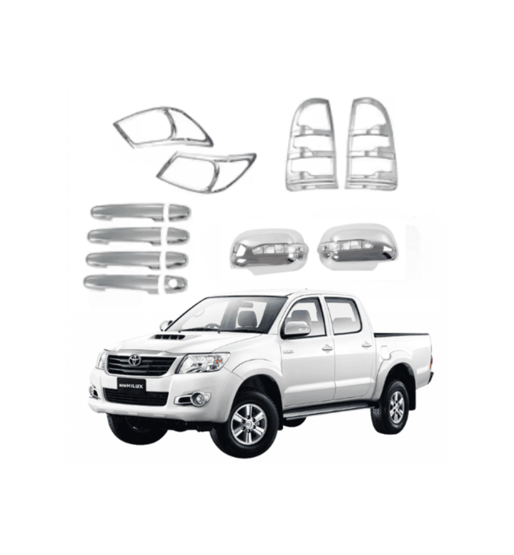 Full Chrome Exterior Kit for Toyota Vigo 2005