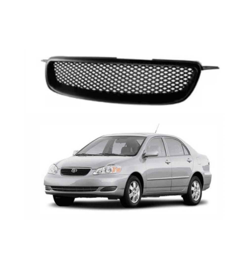 Honeycomb Front Grill for Toyota Corolla (2002–2008)
