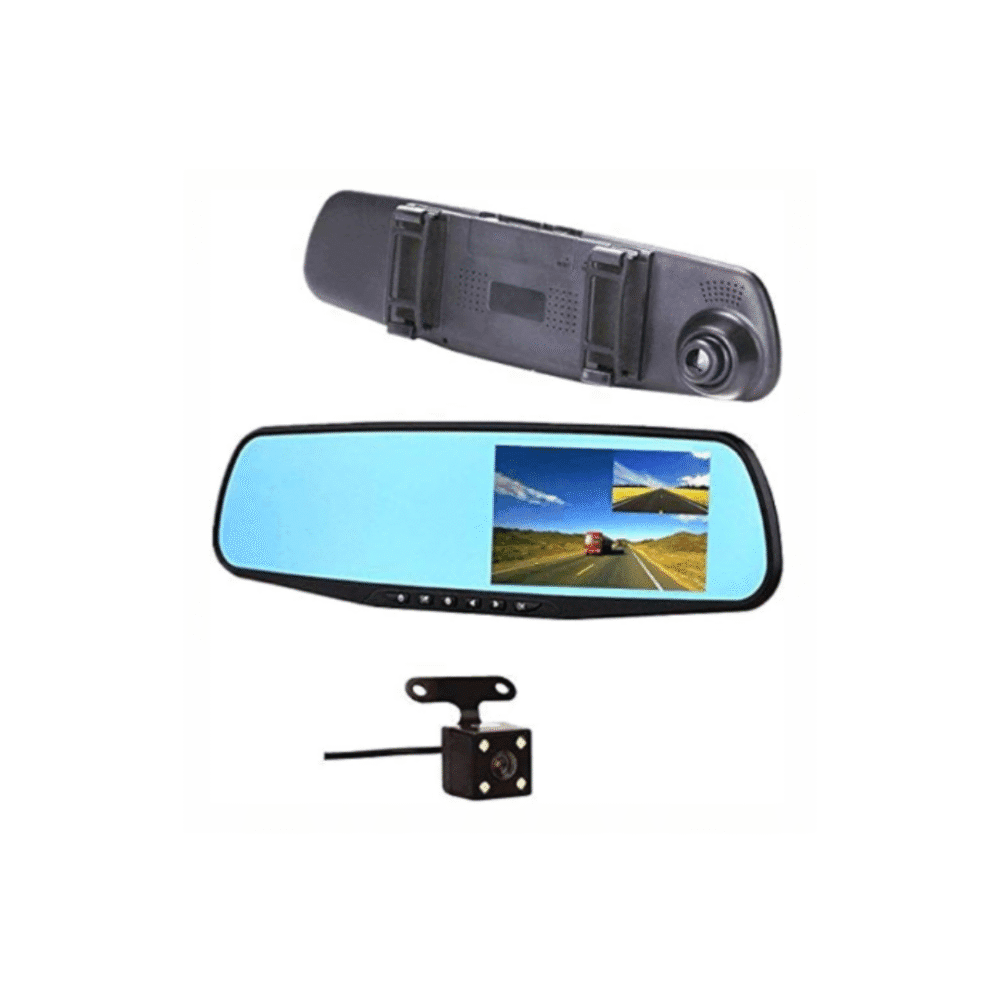 Clear View 1080P HD Rear View Mirror Dash Cam – Dual Lens Automotive Video Recorder - Image 3