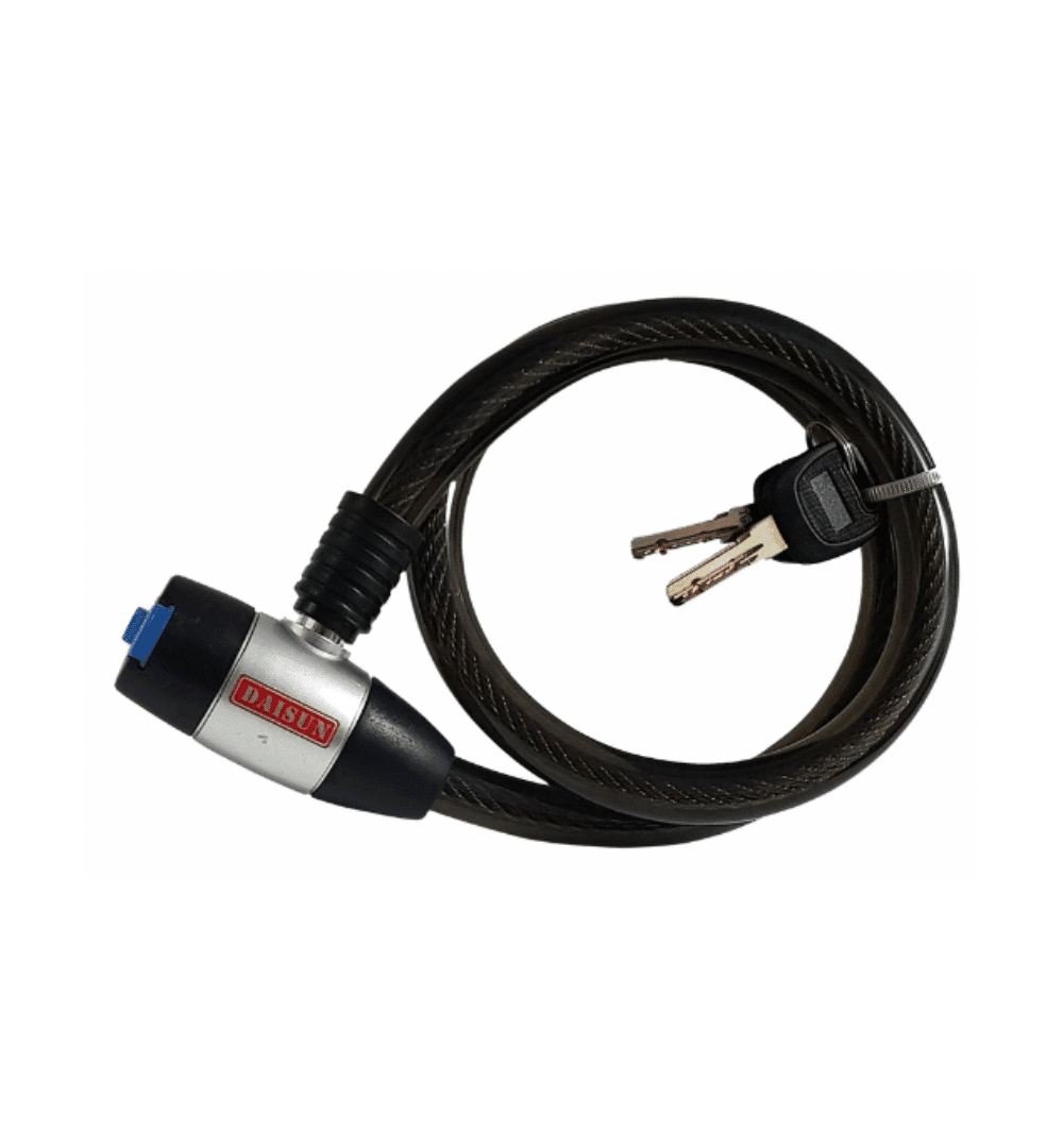 Imported Heavy-Duty Cable Lock for Bike & Cycle – Random Color