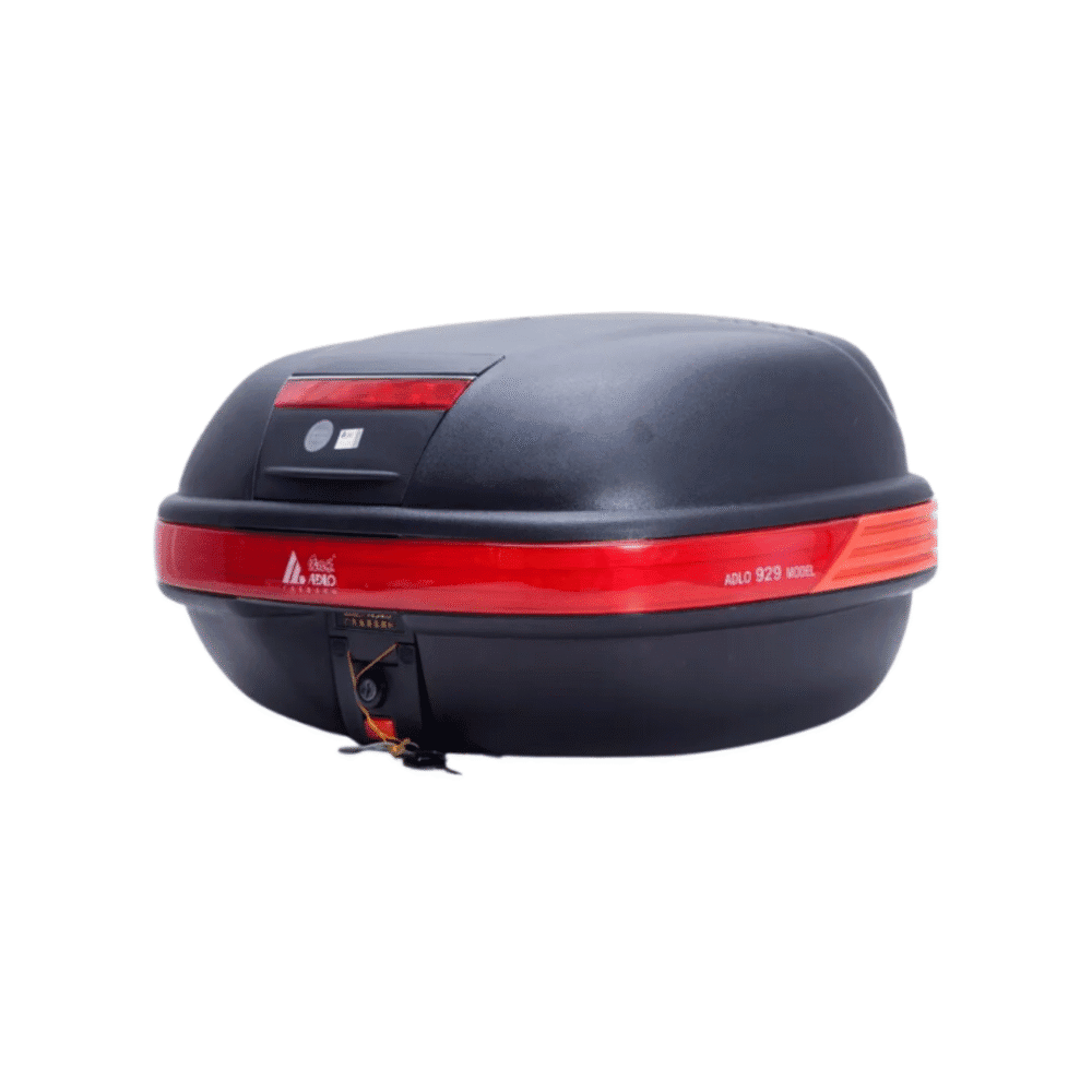 ADLO 929 Motorcycle Top Box – Removable with Metal Mounting Plate