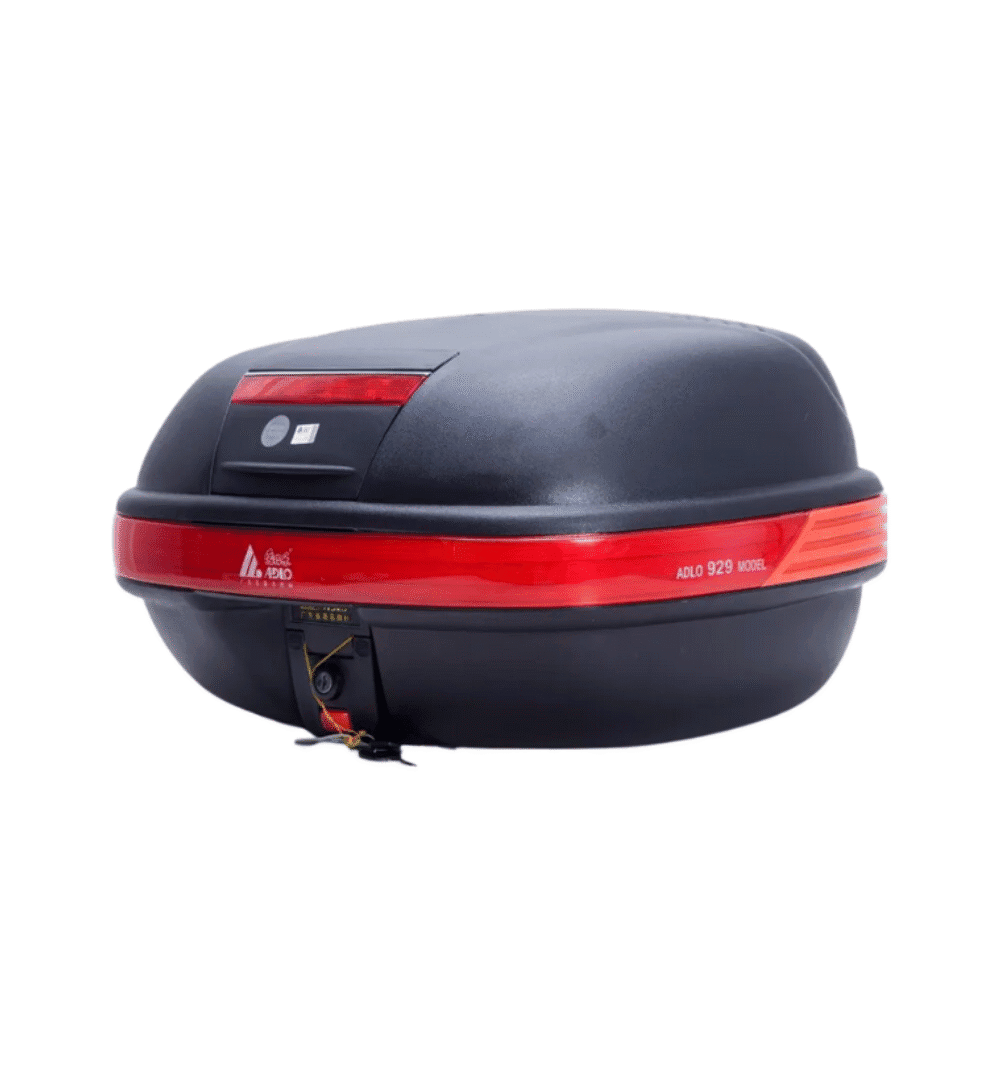 ADLO 929 Motorcycle Top Box – Removable with Metal Mounting Plate