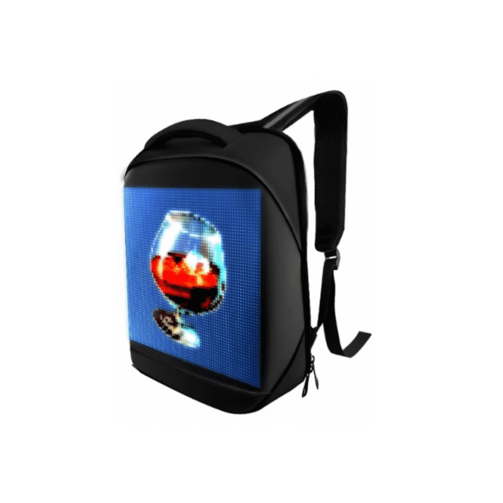 BSDDP 17L Smart LED Laptop Backpack – App Controlled Display & Waterproof Design