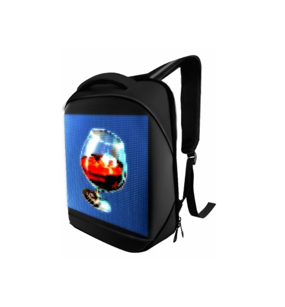 BSDDP 17L Smart LED Laptop Backpack – App Controlled Display & Waterproof Design