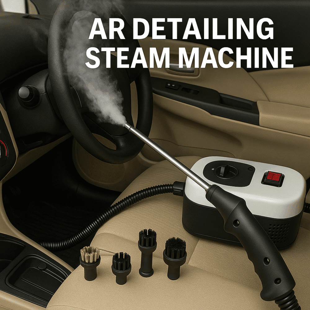 220V High-Pressure Handheld Steam Cleaner + Free 75W Car Power Inverter - Image 2