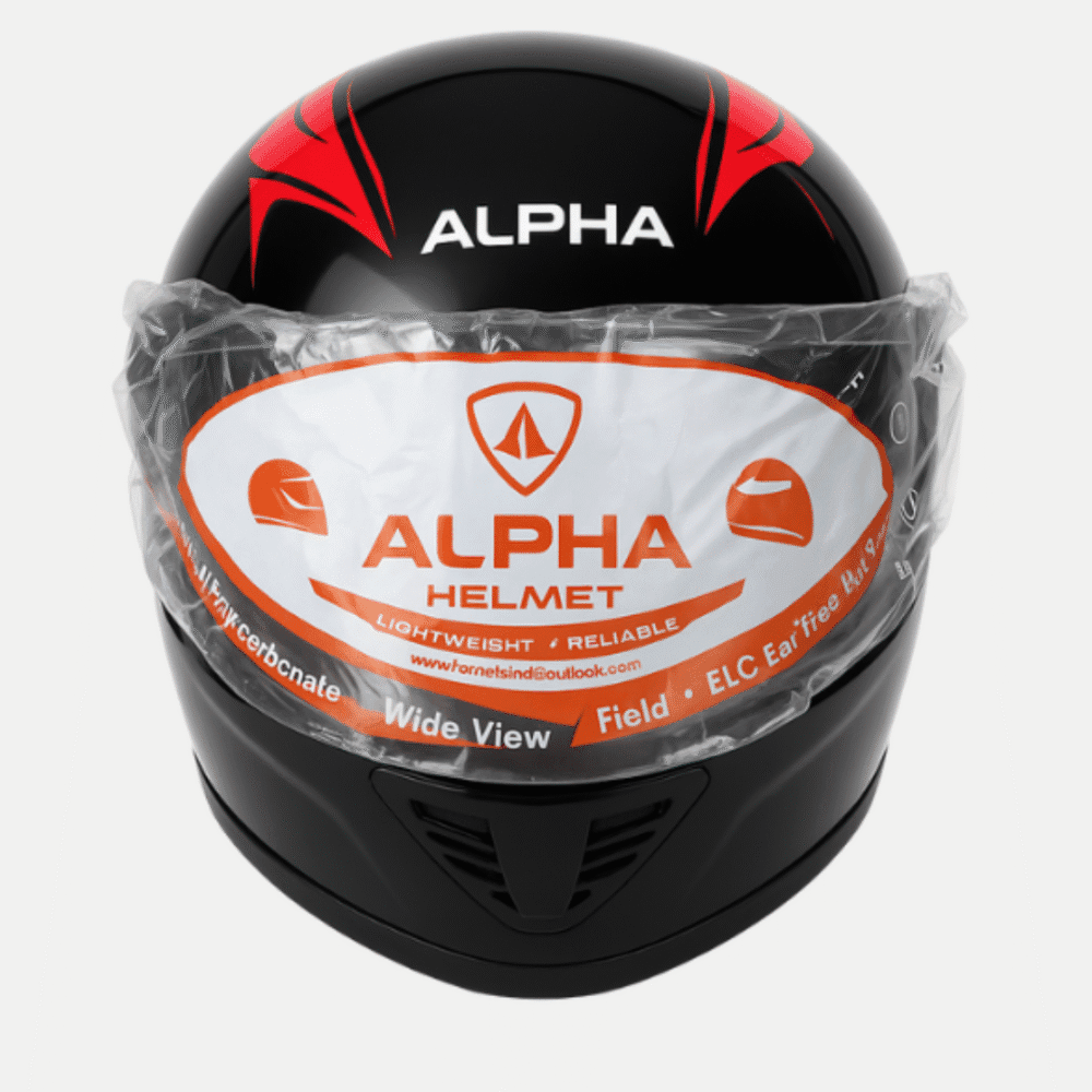 Alpha Full-Face Motorcycle Helmet (Random Colors)