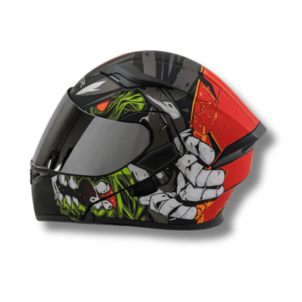 Vector Venomous Rage Full Face Helmet – Dual Visor | DOT Certified (LARGE SIZE)