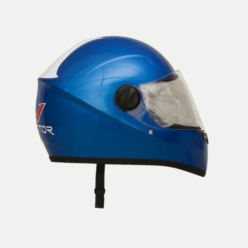VECTOR Full-Face Motorcycle Helmet – Glossy Blue
