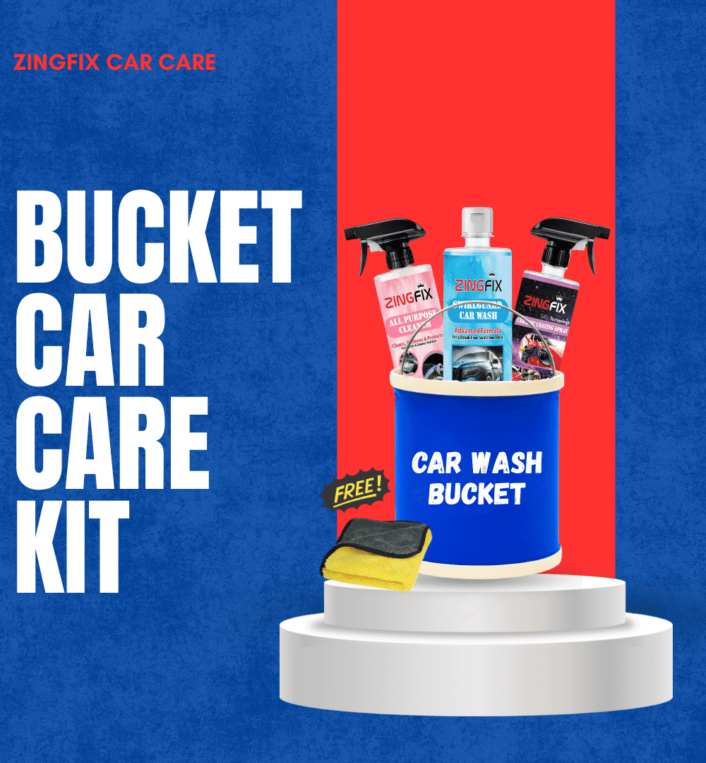 Zingfix Car Detailing Bucket Kit with Free Microfiber