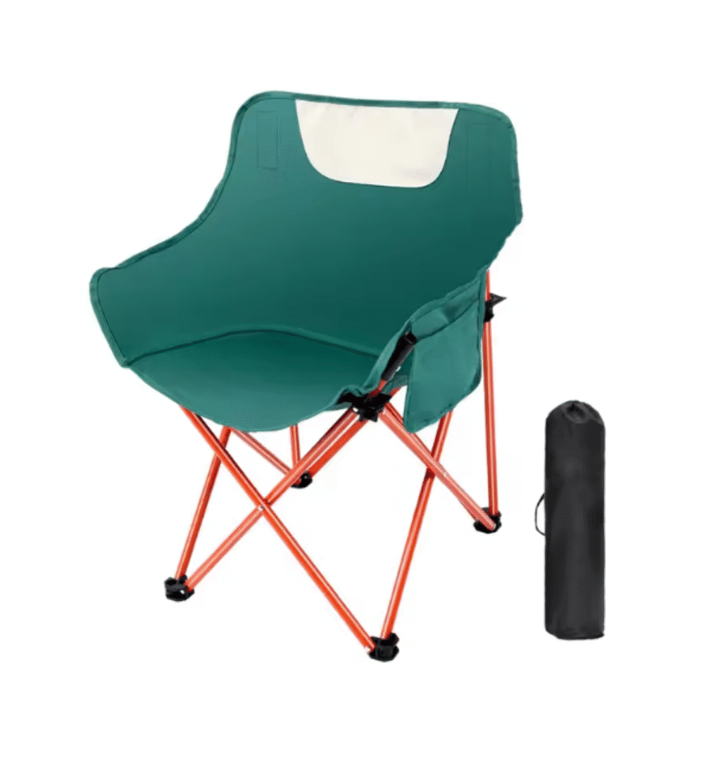 Zingfix UltraComfort Foldable Camping Chair with Carry Bag – Heavy Duty & Portable
