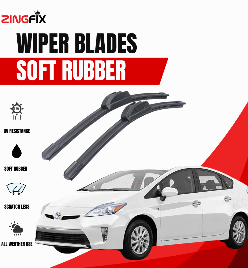 Zingfix Soft Rubber Wiper Blade for Toyota Prius (2010-2015)