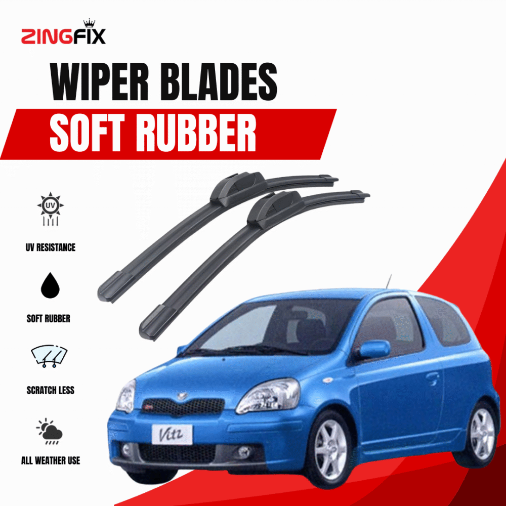 Zingfix Soft Rubber Wiper Blade for Toyota Vitz (2000-2004)