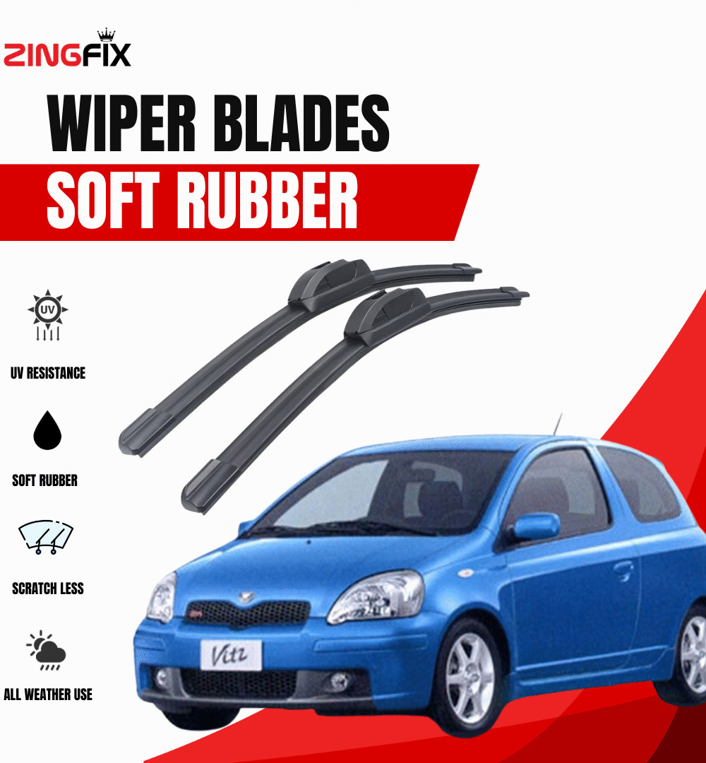 Zingfix Soft Rubber Wiper Blade for Toyota Vitz (2000-2004)
