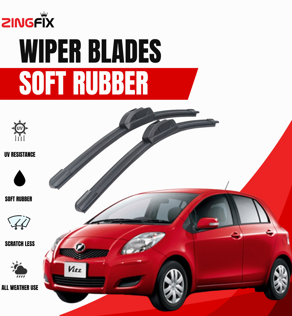 Zingfix Soft Rubber Wiper Blade for Toyota Vitz (2005-2010)