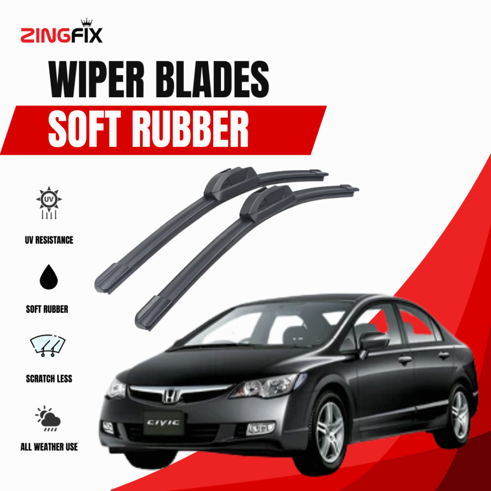Zingfix Soft Rubber Wiper Blade for Honda Civic (2006-2012)