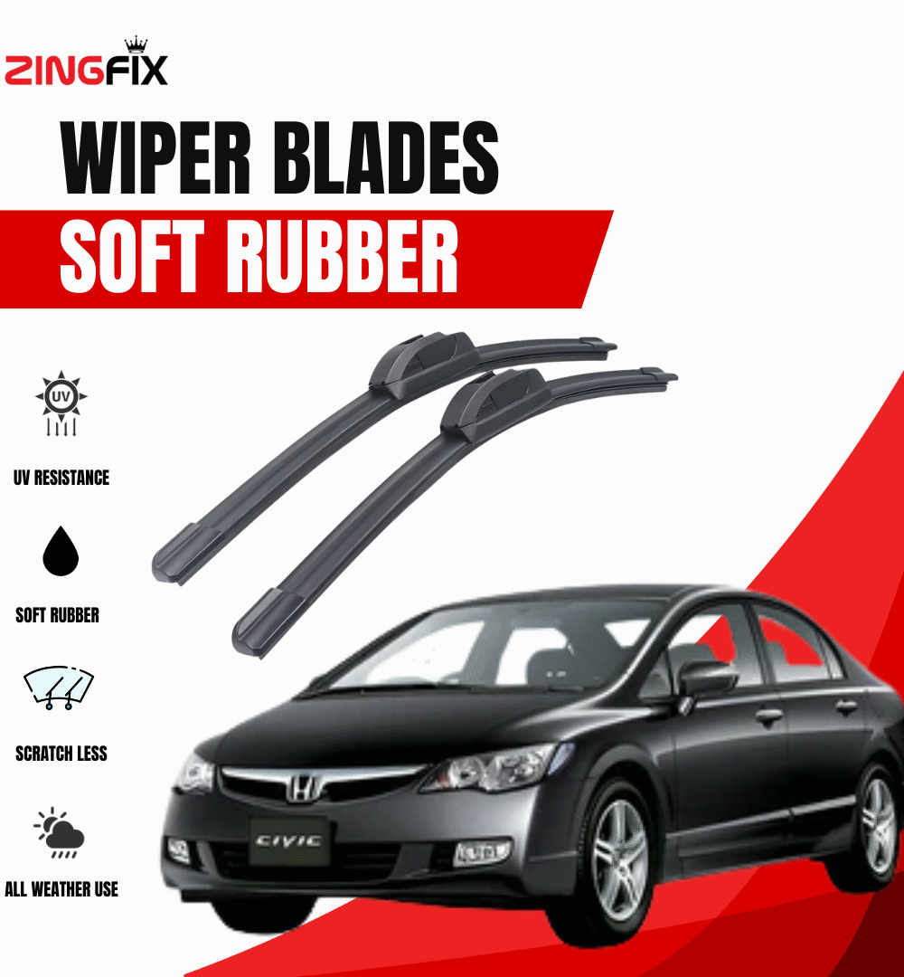 Zingfix Soft Rubber Wiper Blade for Honda Civic (2006-2012)