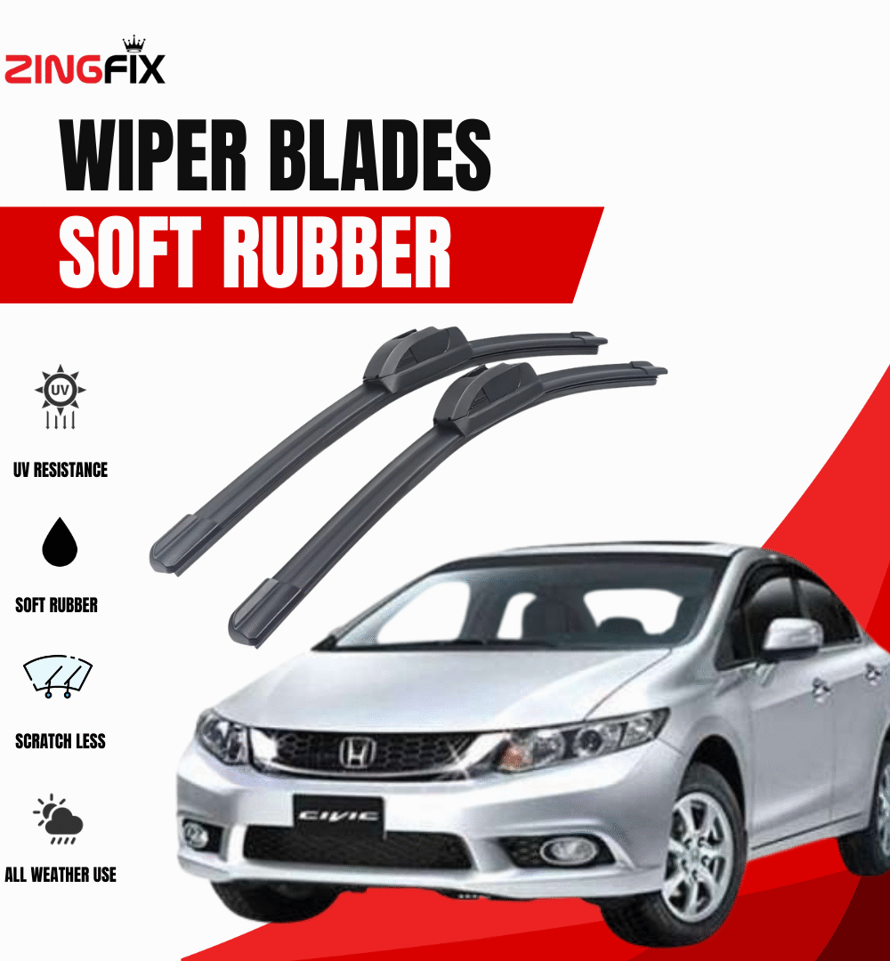 Zingfix Soft Rubber Wiper Blade for Honda Civic (2012-2016)