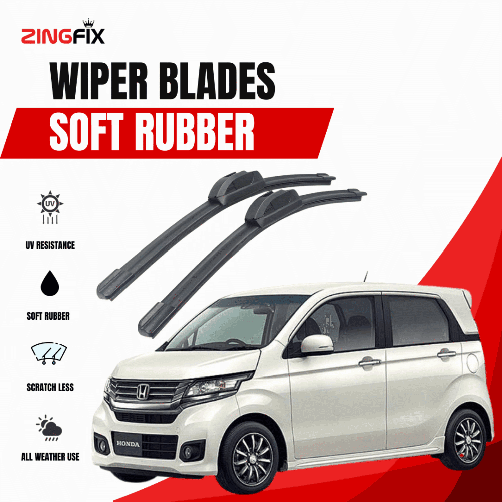 Zingfix Soft Rubber Wiper Blade for Honda N-WGN (2012-2020)