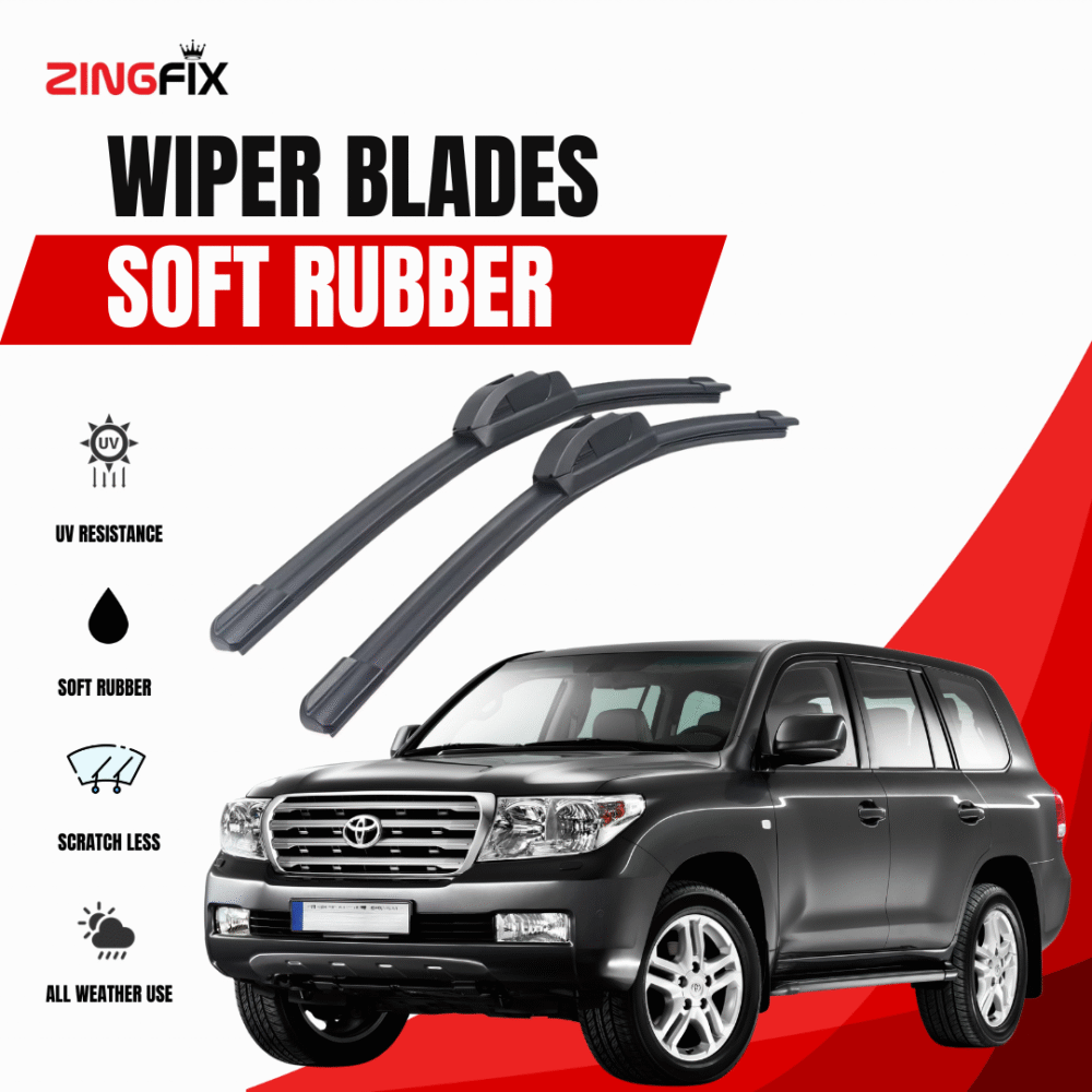 Zingfix Soft Rubber Wiper Blade for Toyota Land Cruiser (2003-2008)