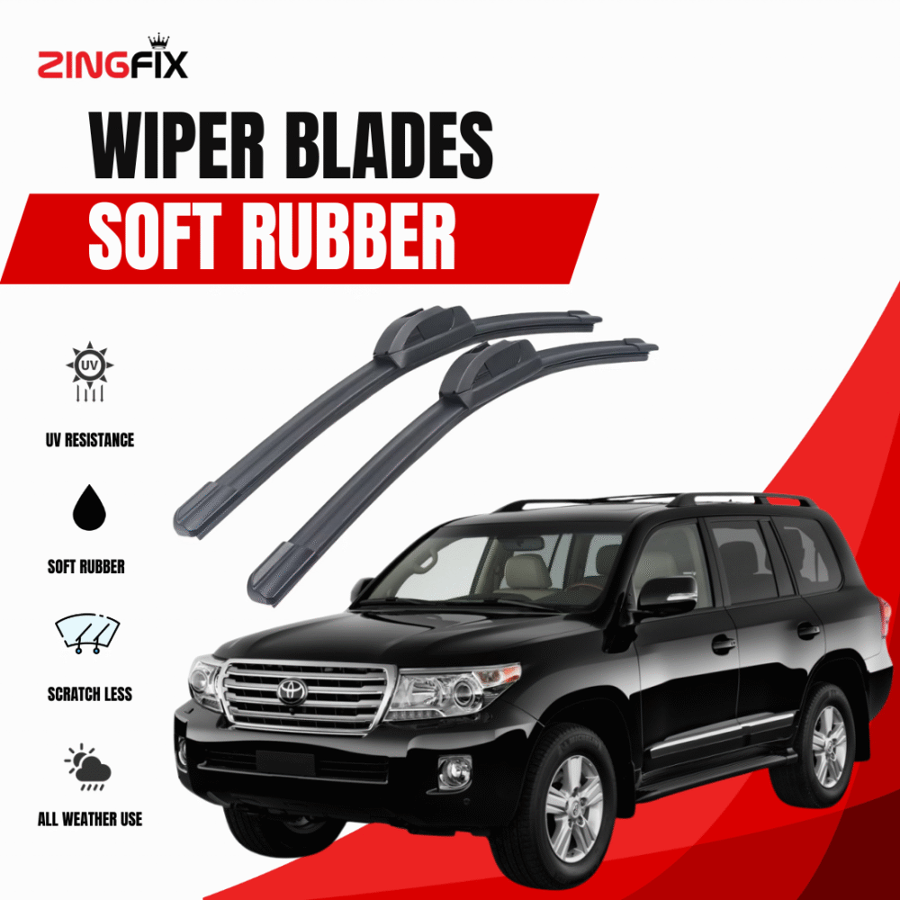 Zingfix Soft Rubber Wiper Blade for Toyota Land Cruiser (2013-2015)