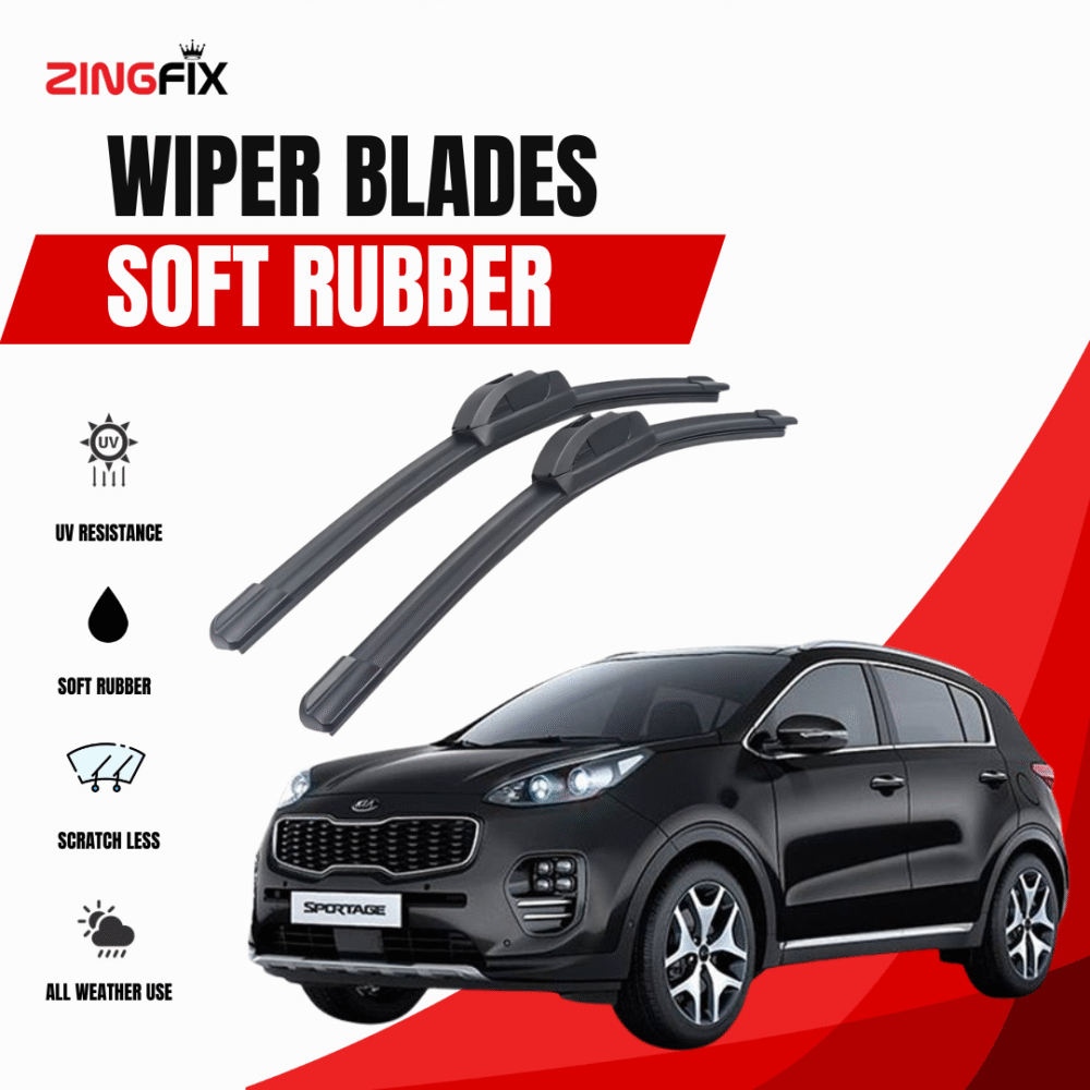 Zingfix Soft Rubber Wiper Blade for KIA Sportage (2020-2024)