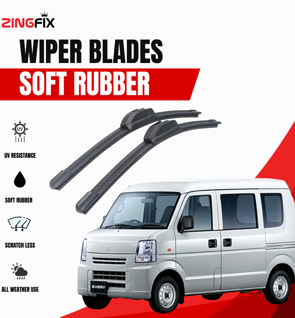 Zingfix Soft Rubber Wiper Blade for Suzuki Every (2010-2022)