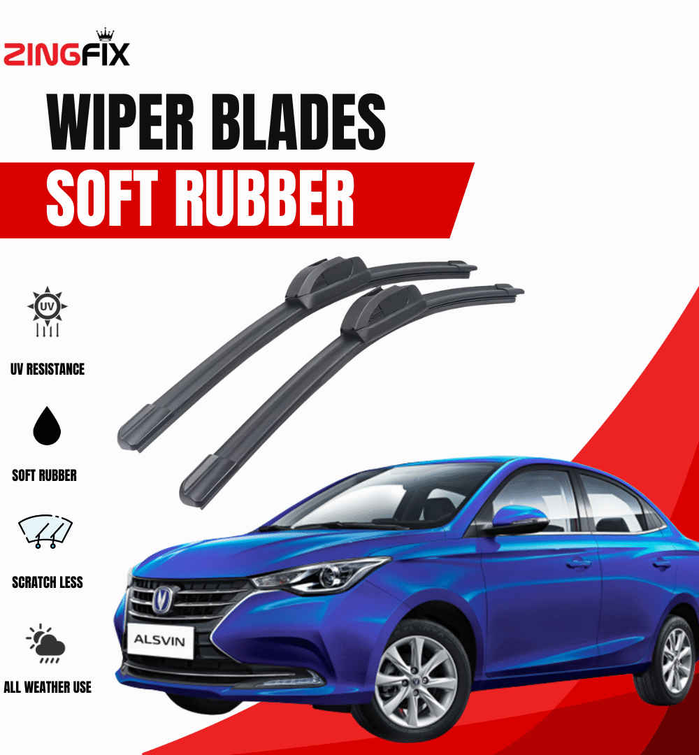Zingfix Soft Rubber Wiper Blade for Changan Alsvin (2021-2024)
