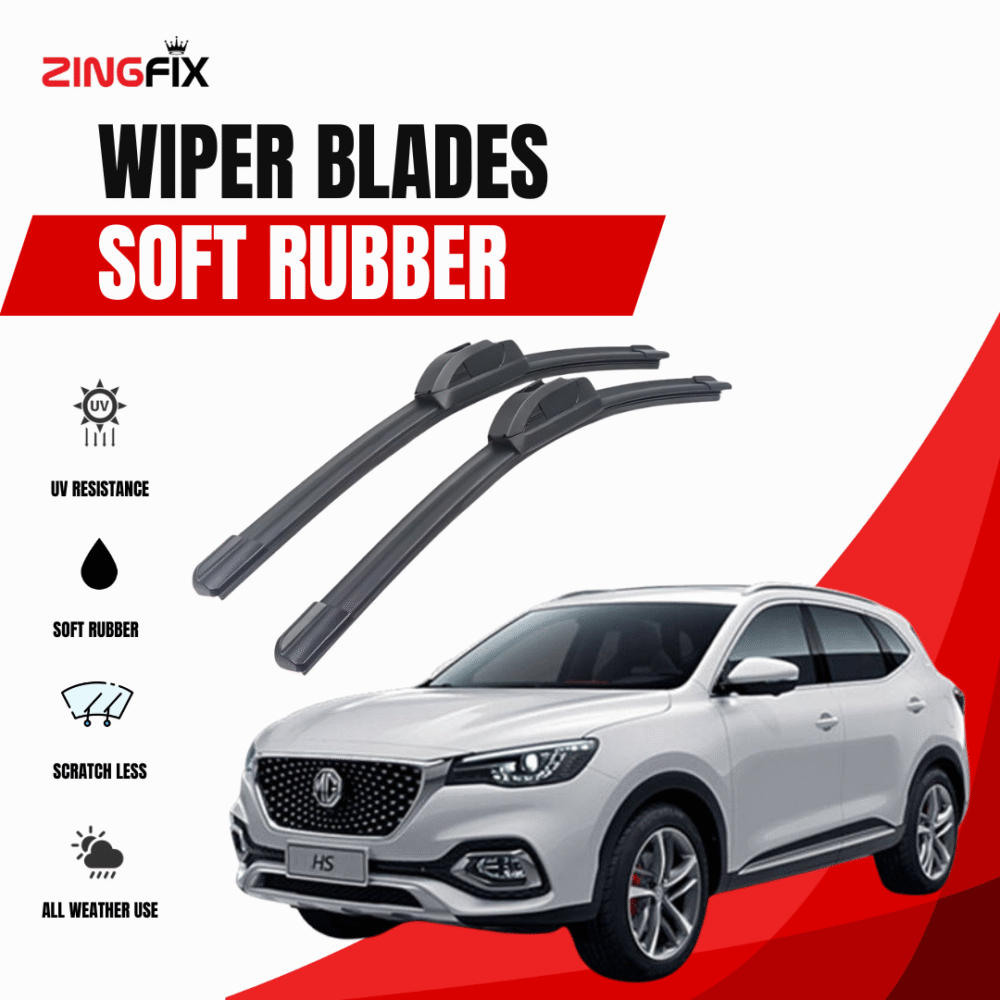 Zingfix Soft Rubber Wiper Blade for MG HS (2020-2024)