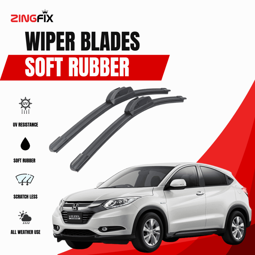 Zingfix Soft Rubber Wiper Blade for Honda Vezel (2013-2023)