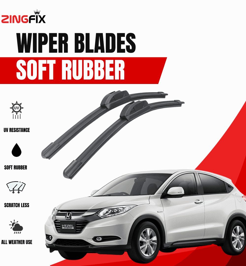 Zingfix Soft Rubber Wiper Blade for Honda Vezel (2013-2023)