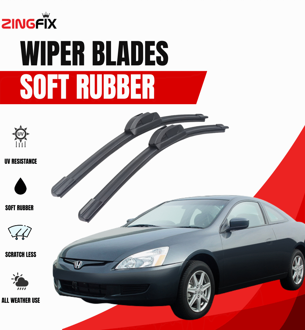 Zingfix Soft Rubber Wiper Blade for Honda Accord (2003-2007)
