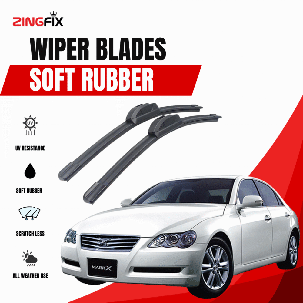 Zingfix Soft Rubber Wiper Blade for Toyota Mark X (2004-2009)