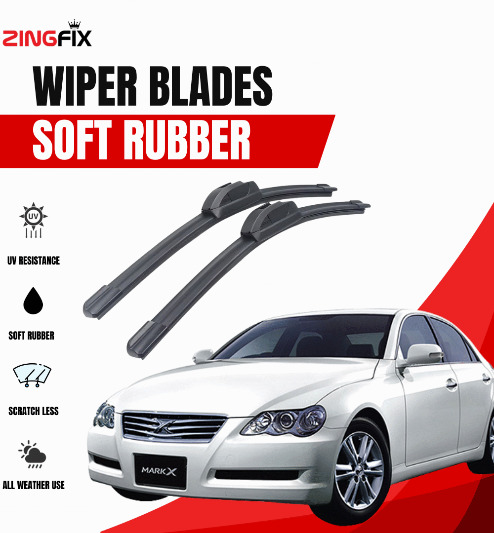 Zingfix Soft Rubber Wiper Blade for Toyota Mark X (2004-2009)