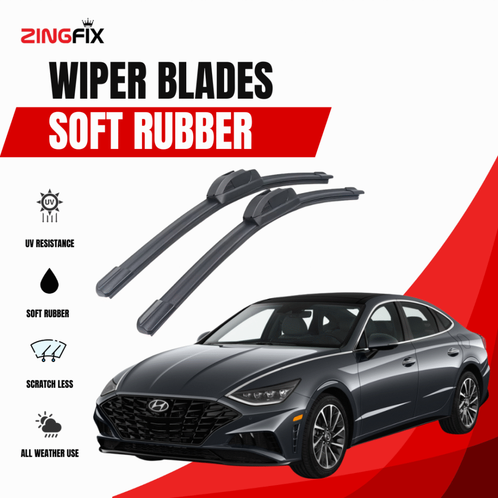 Zingfix Soft Rubber Wiper Blade for Hyundai Sonata (2021-2024)