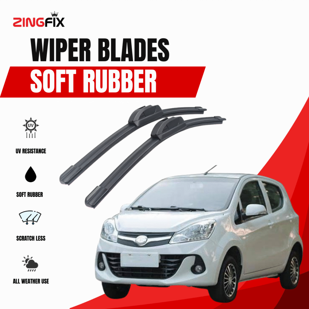 Zingfix Soft Rubber Wiper Blade for Prince Pearl (2020-2023)