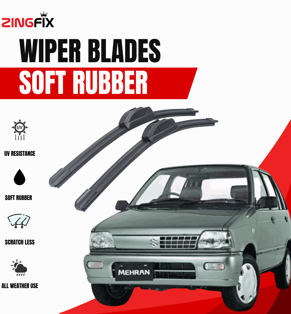 Zingfix Soft Rubber Wiper Blade for Suzuki Mehran (1989-2020)