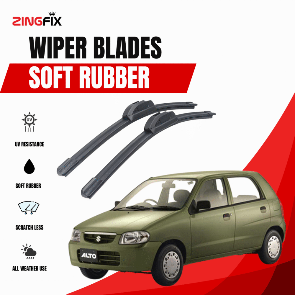 Zingfix Soft Rubber Wiper Blade for Suzuki Alto (2000-2012)