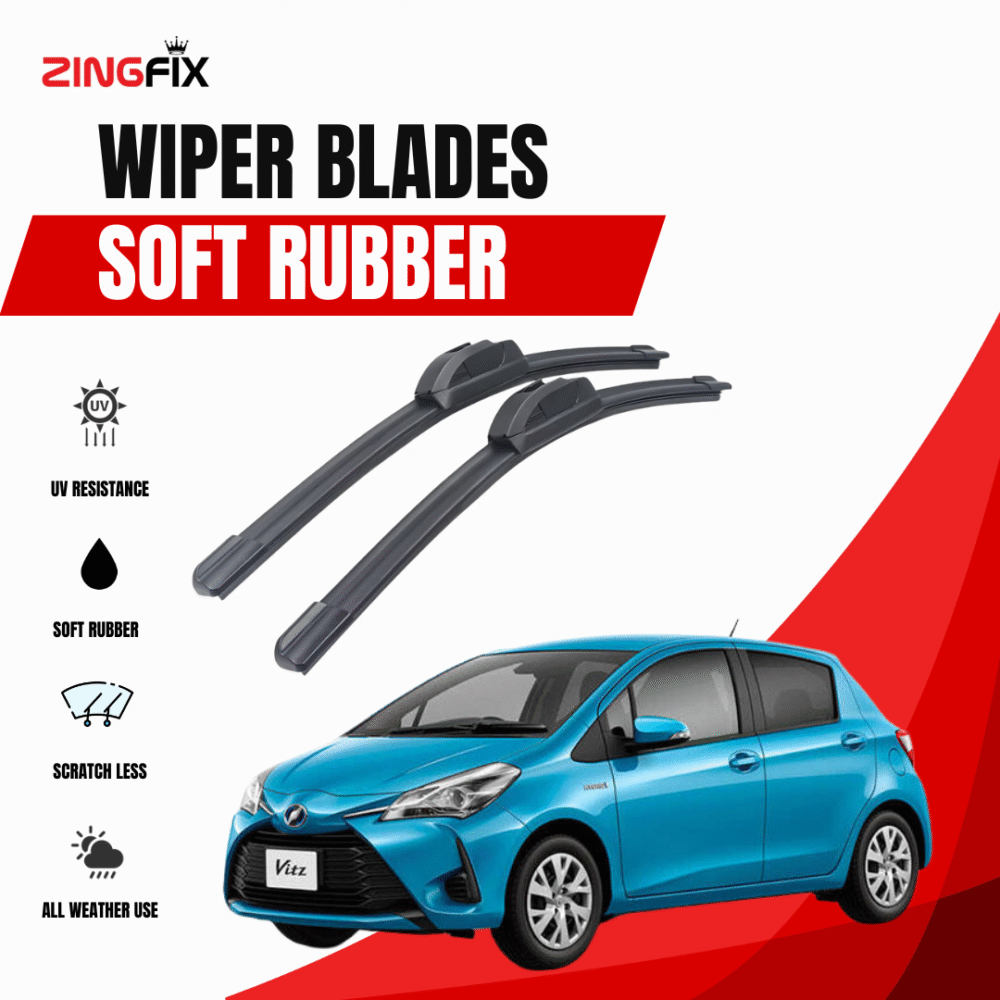 Zingfix Soft Rubber Wiper Blade for Toyota Vitz (2011–2019)