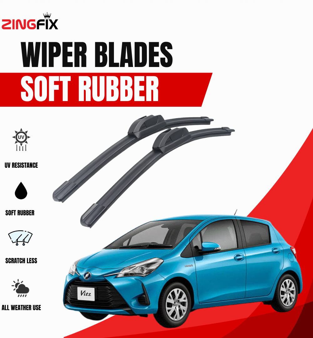Zingfix Soft Rubber Wiper Blade for Toyota Vitz (2011–2019)