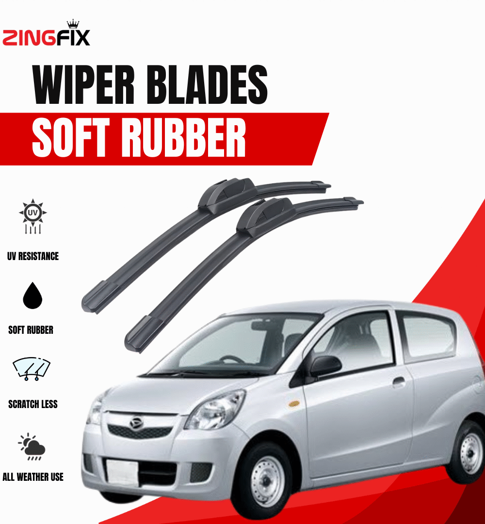 Zingfix Soft Rubber Wiper Blade for Daihatsu Mira (2007-2012)