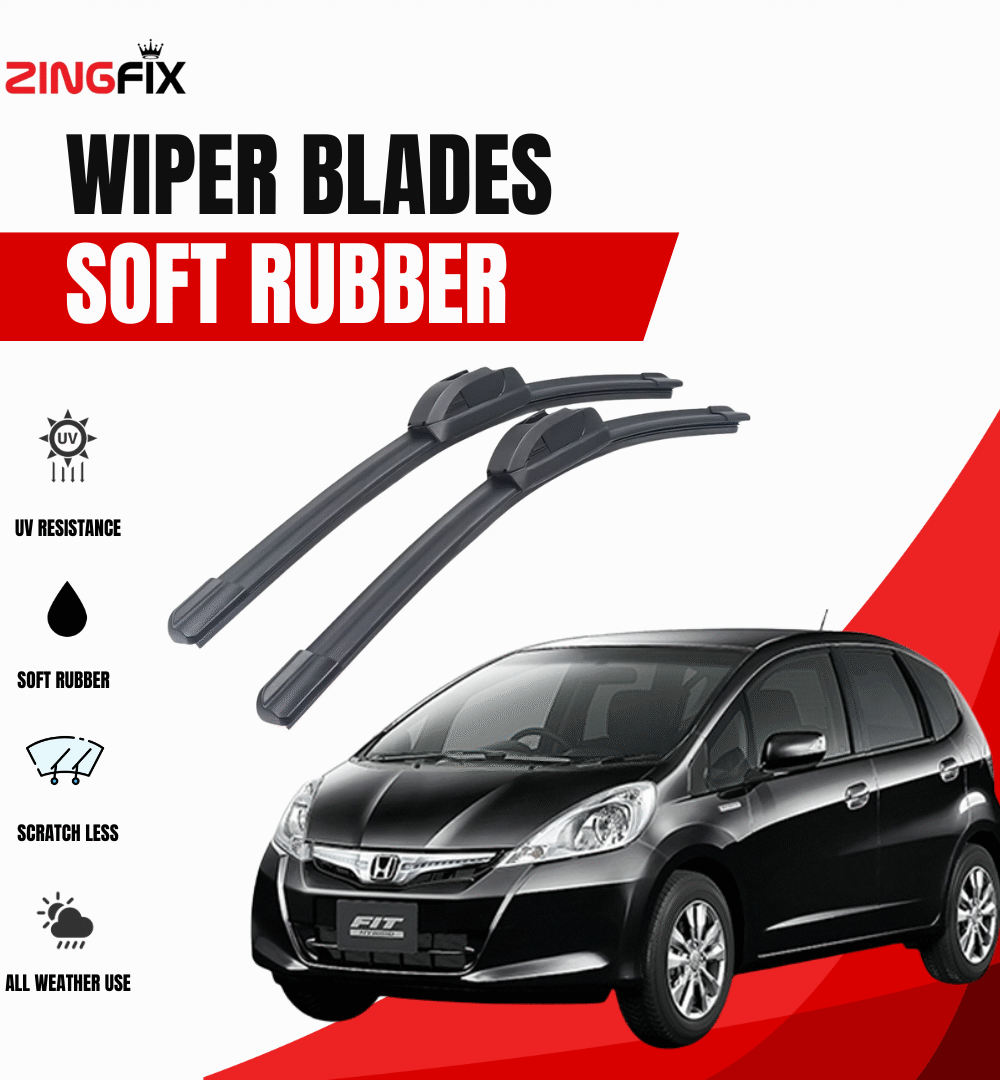Zingfix Soft Rubber Wiper Blade for Honda Fit (2012–2020)