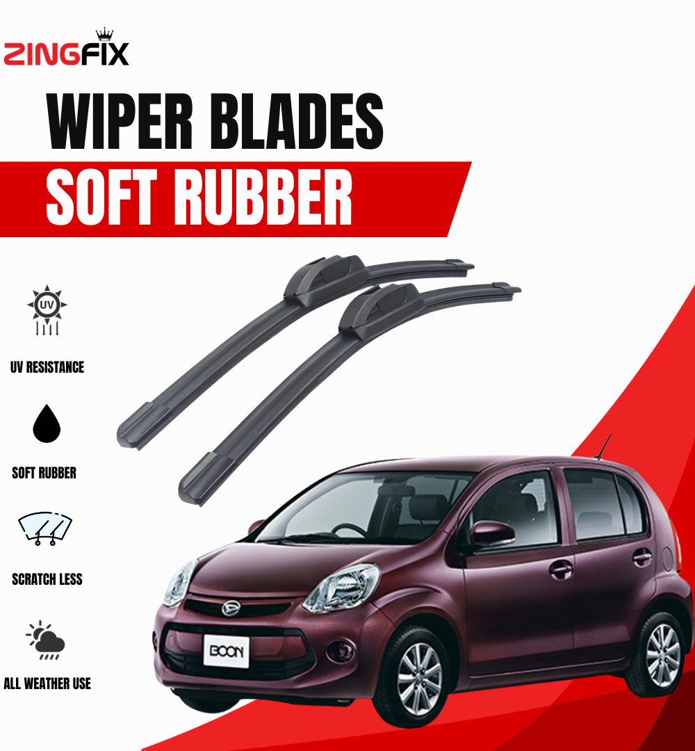 Zingfix Soft Rubber Wiper Blade for Daihatsu Boon (2010–2019)