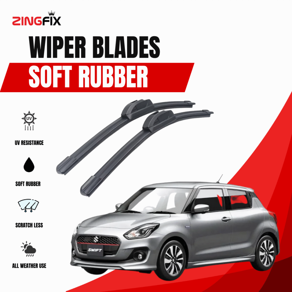 Zingfix Soft Rubber Wiper Blade for Suzuki Swift (2022–2025)