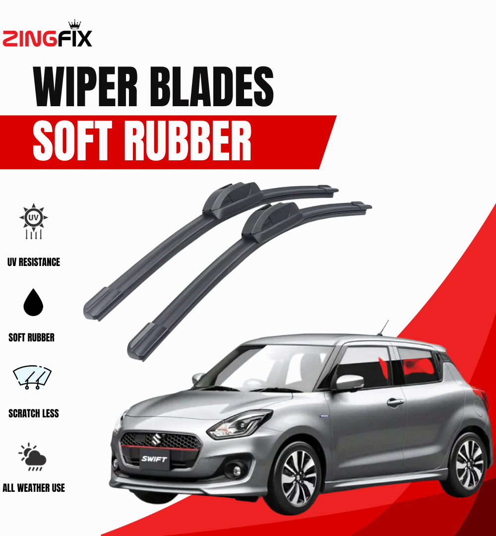 Zingfix Soft Rubber Wiper Blade for Suzuki Swift (2022–2025)