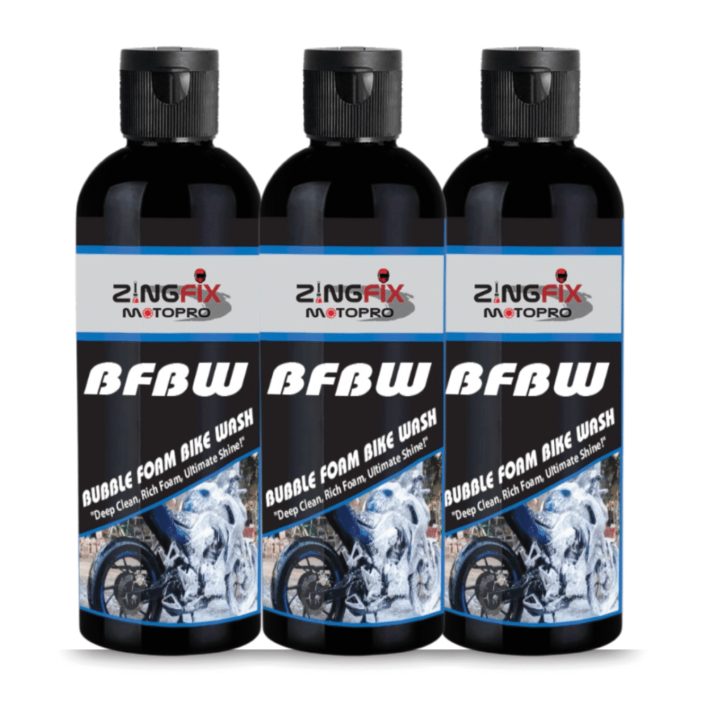 Bubble Foam Bike Wash Shampoo – 400ml (Pack of 3) - Image 2