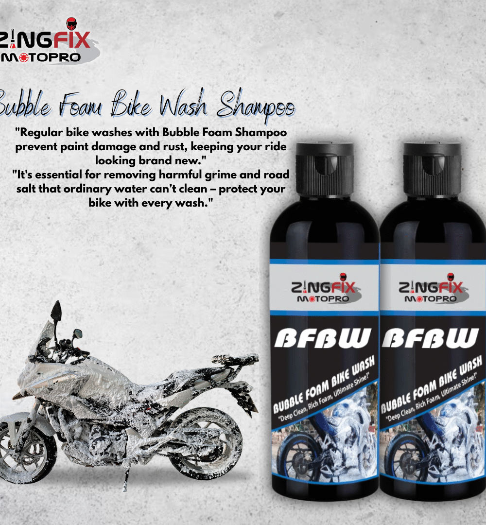 Bubble Foam Bike Wash Shampoo – 400 ml × 2 pack