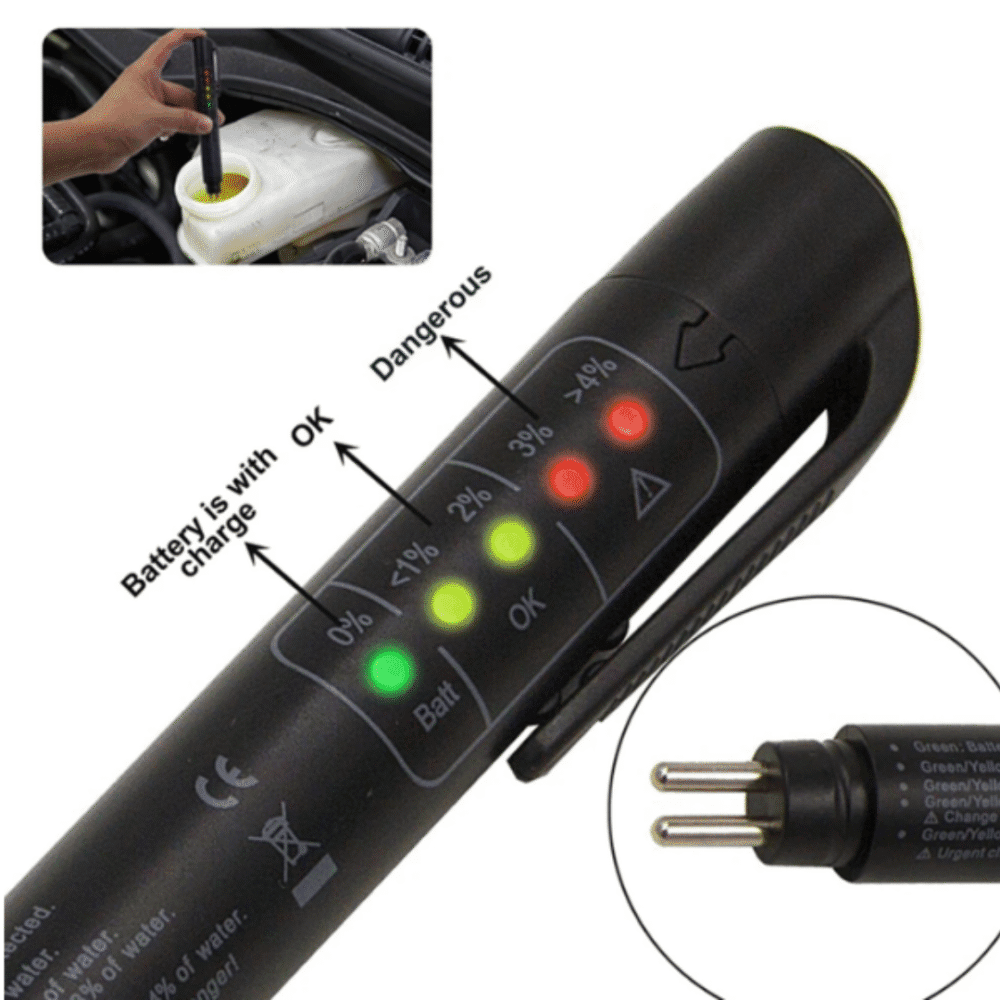 Zingfix Brake Fluid Tester Pen – LED Moisture Check Tool - Image 2